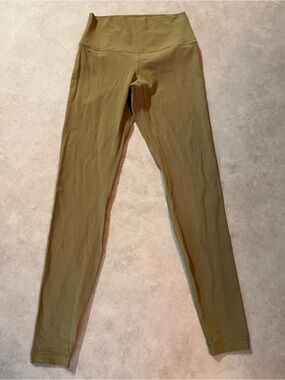 Lululemon align leggings. Size 6. Olive green colour.